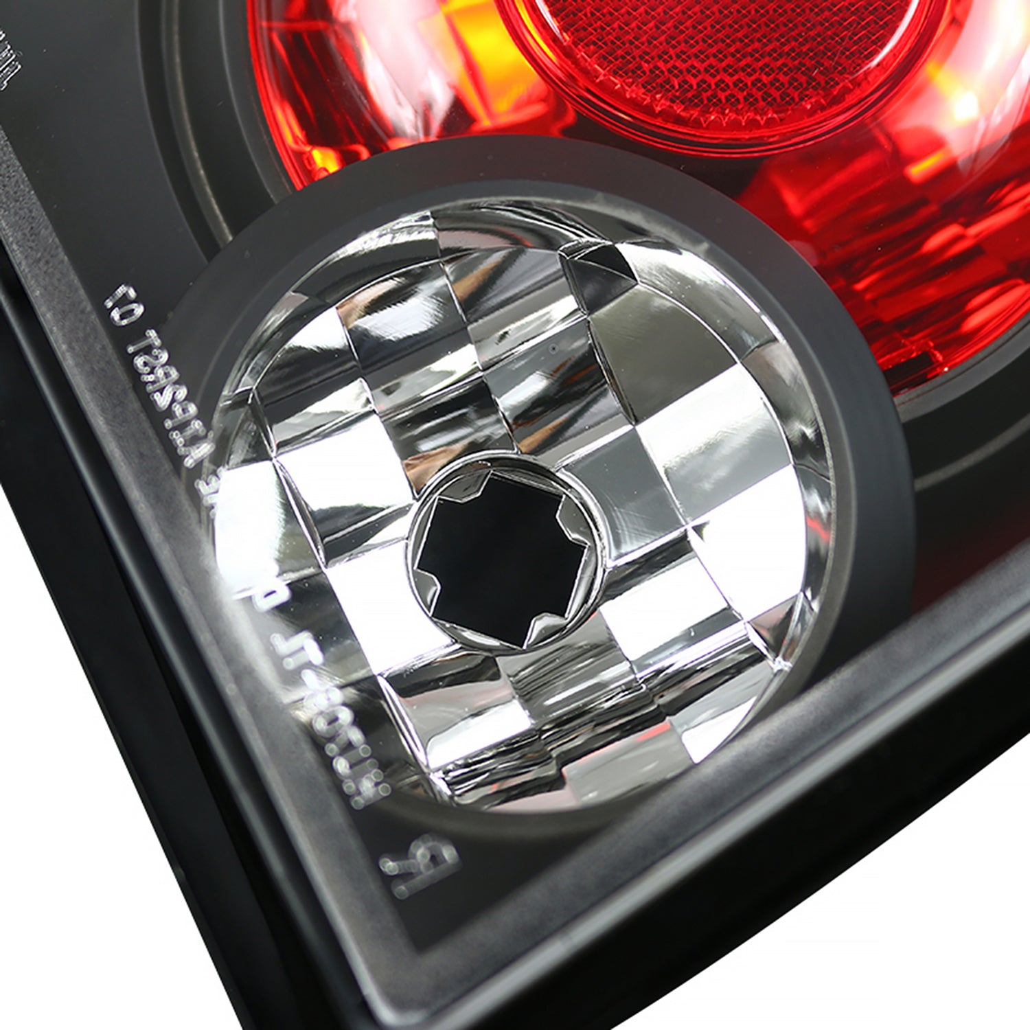 2007-2012 Dodge Caliber Tail Lights Matte Black Housing/Clear Lens