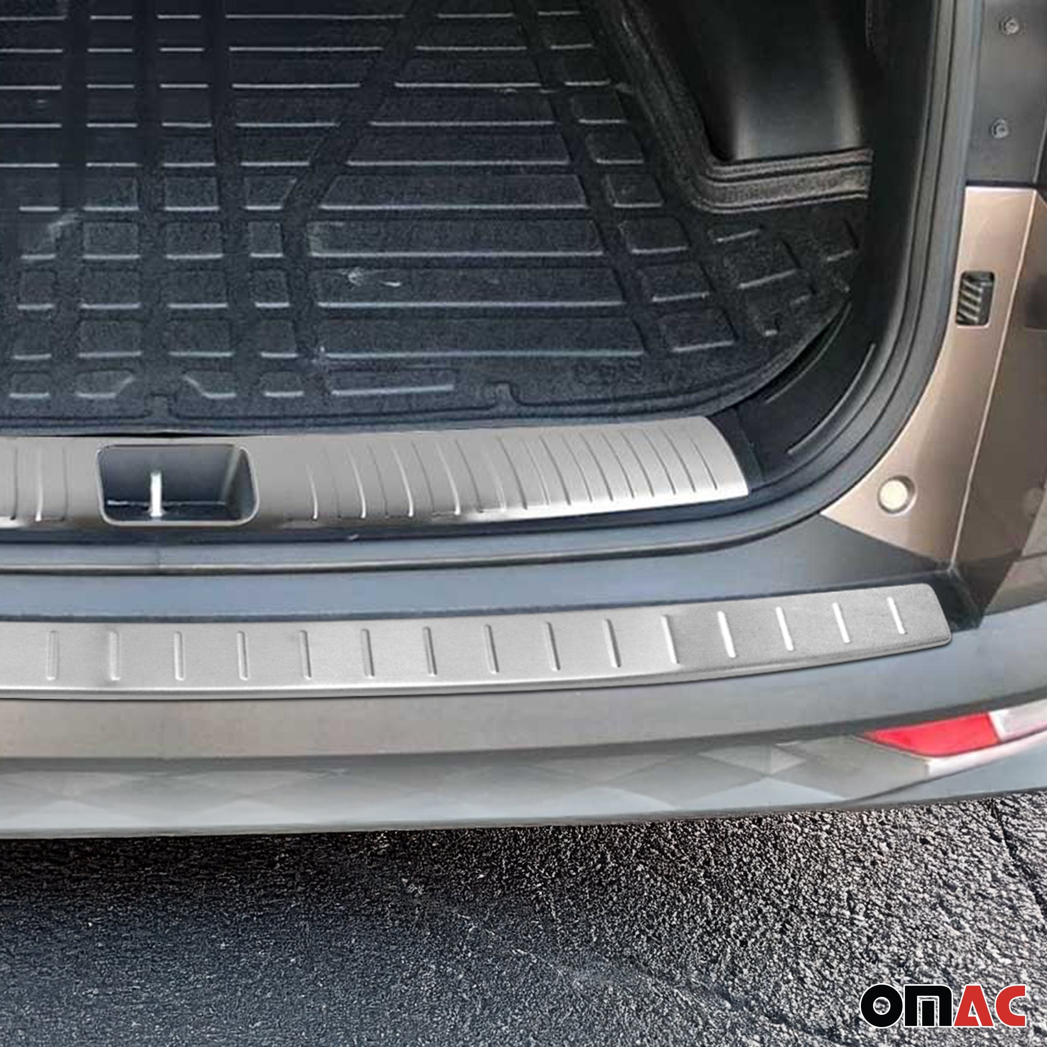 Rear Bumper Guard & Trunk Sill Cover Set for Hyundai Tucson III 2016-2018 Pre-FL