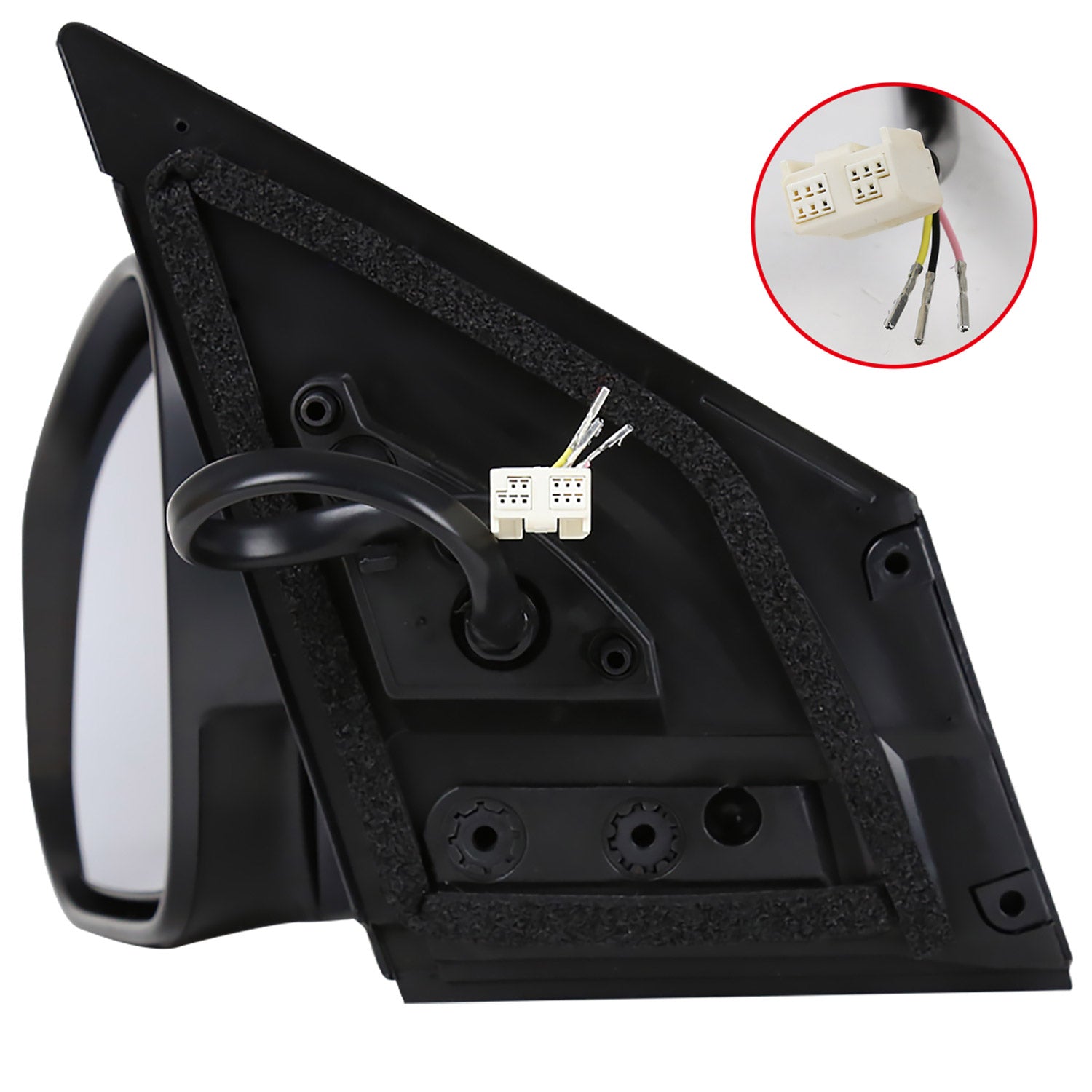 2013-2015 Toyota RAV4 Glossy 10Pin Auto-Fold Heated & BSM Side Mirror Driver