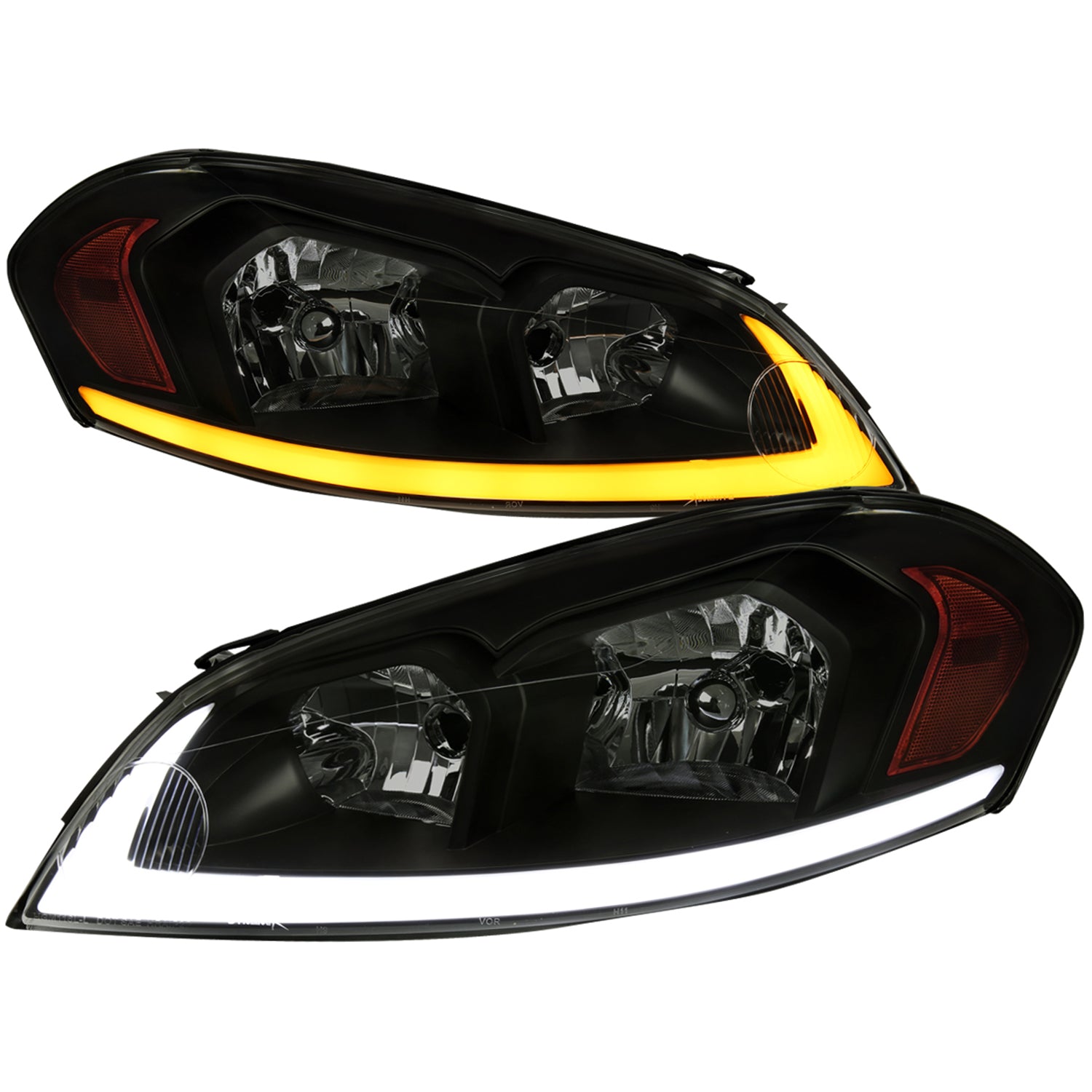 2006-2013 Chevy Impala/Impala Limited/Monte Carlo LED Factory Headlights Smoke