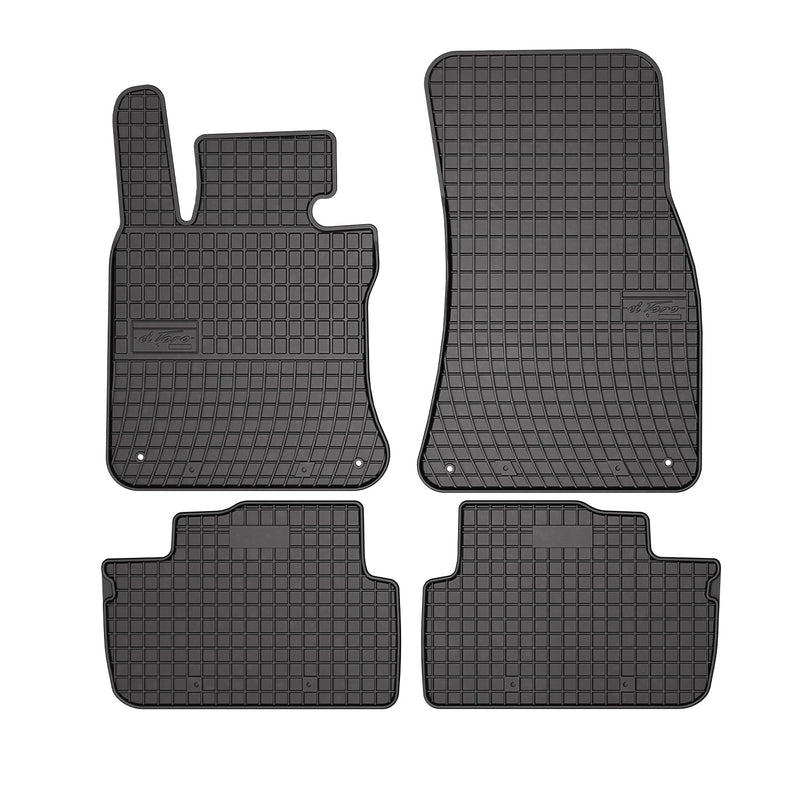 2014-2020 BMW 4 Series F32 Coupe Floor Mats Liners Full Set All Weather Rubber Black