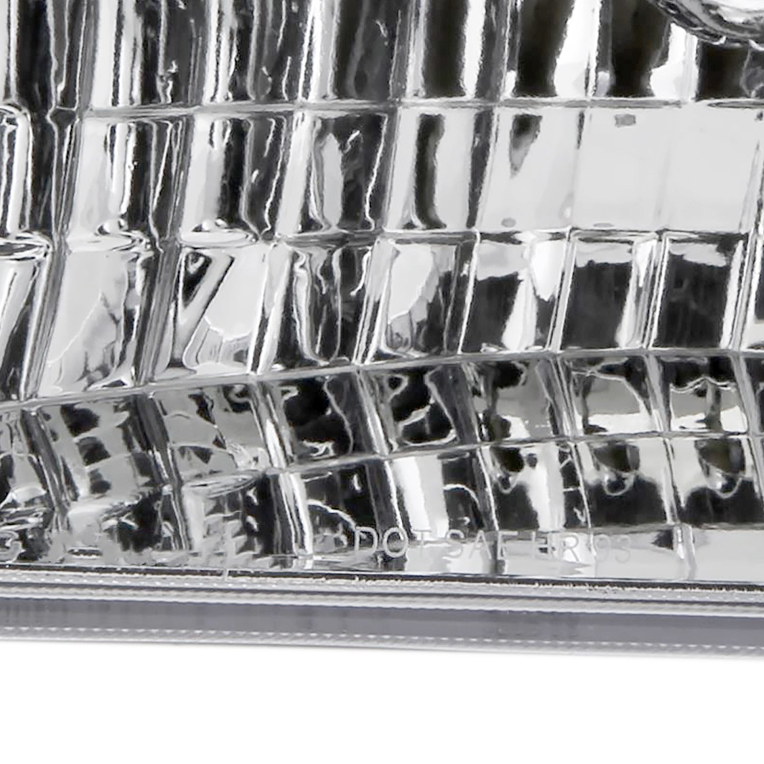 1993-1998 Jeep Grand Cherokee Factory Style Headlights Chrome/Clear Lens