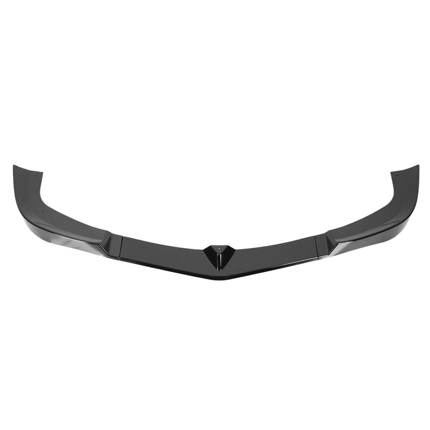 2012-2014 Mercedes W204 C Class Glossy Black Front Bumper Lip Splitter Kit