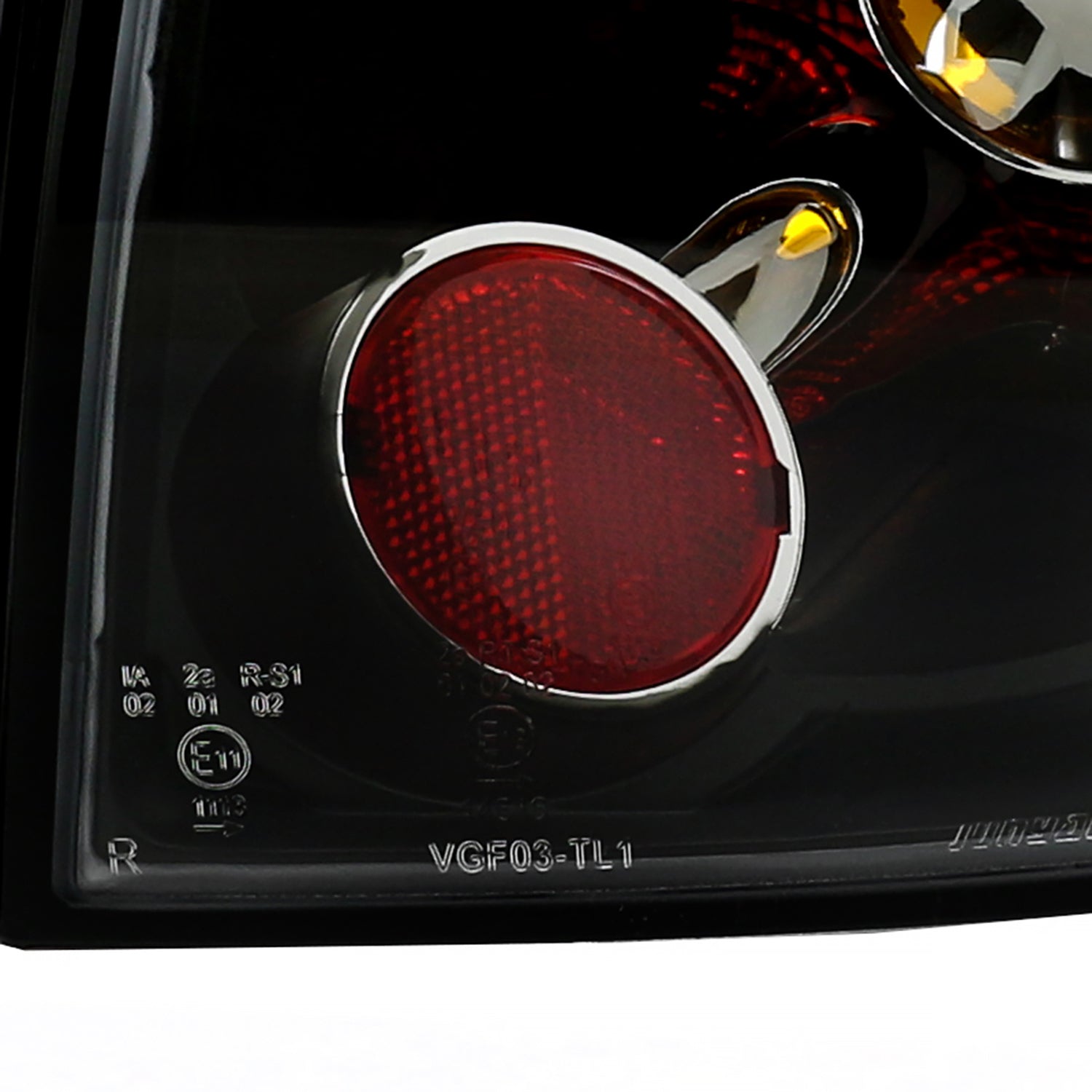 2006-2009 VW Golf GTI Mk5/Rabbit/R32 Tail Lights Matte Black/Clear Lens