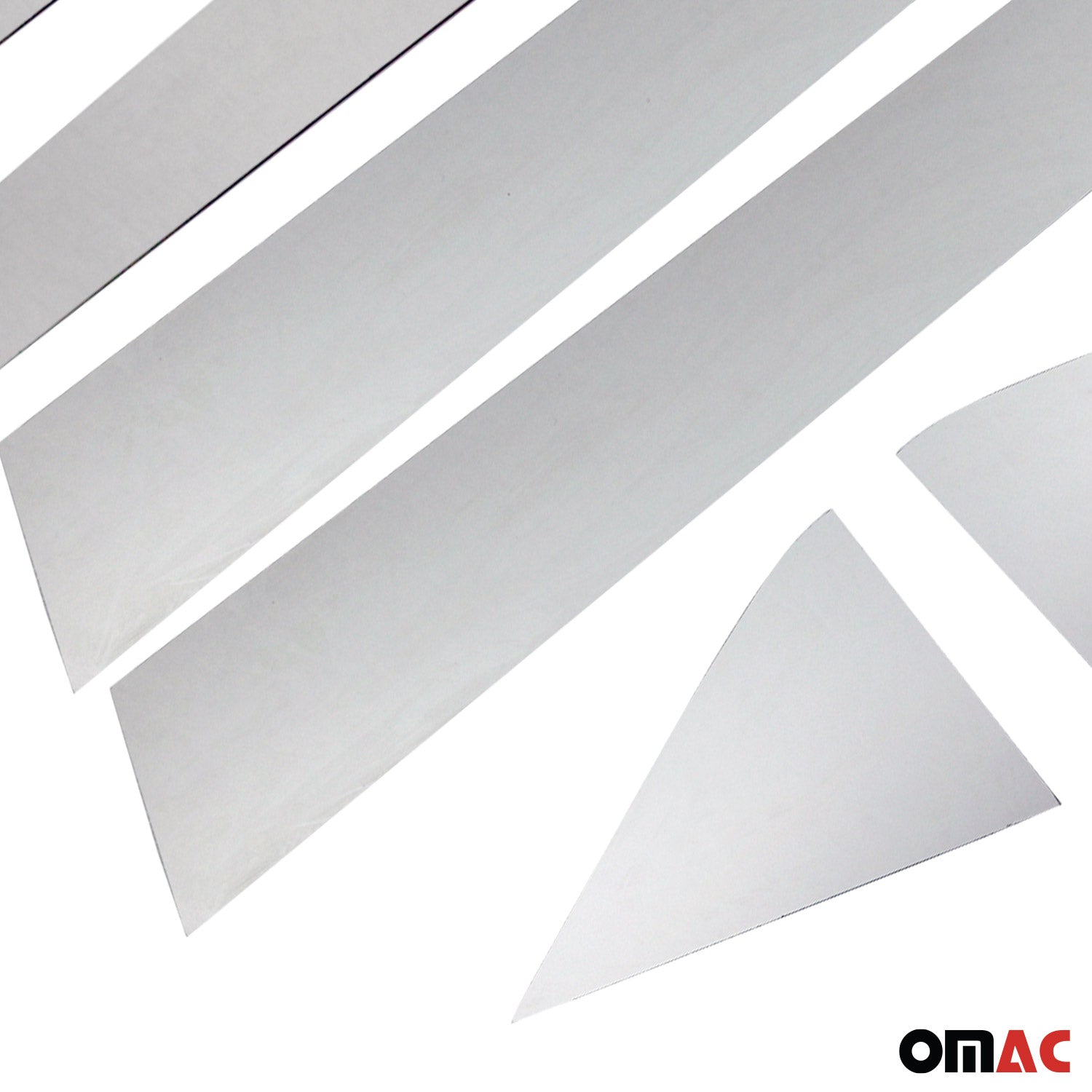 2018-2022 Ford EcoSport Window Pillar Posts Door Trim Cover Stainless Steel Silver 6x