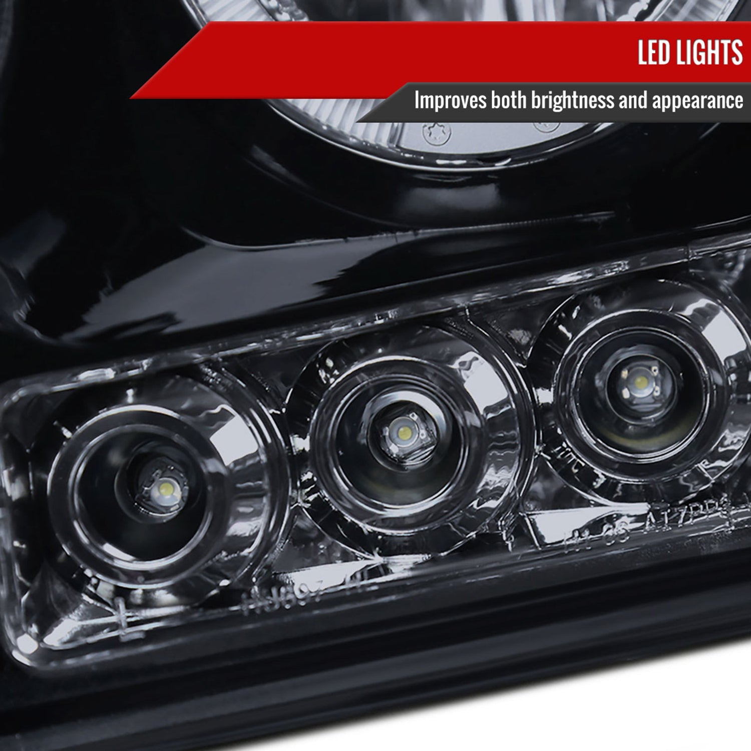 2006-2008 Dodge RAM 1500/ 06-2009 RAM 2500 3500 Dual Halo Headlights Smoke
