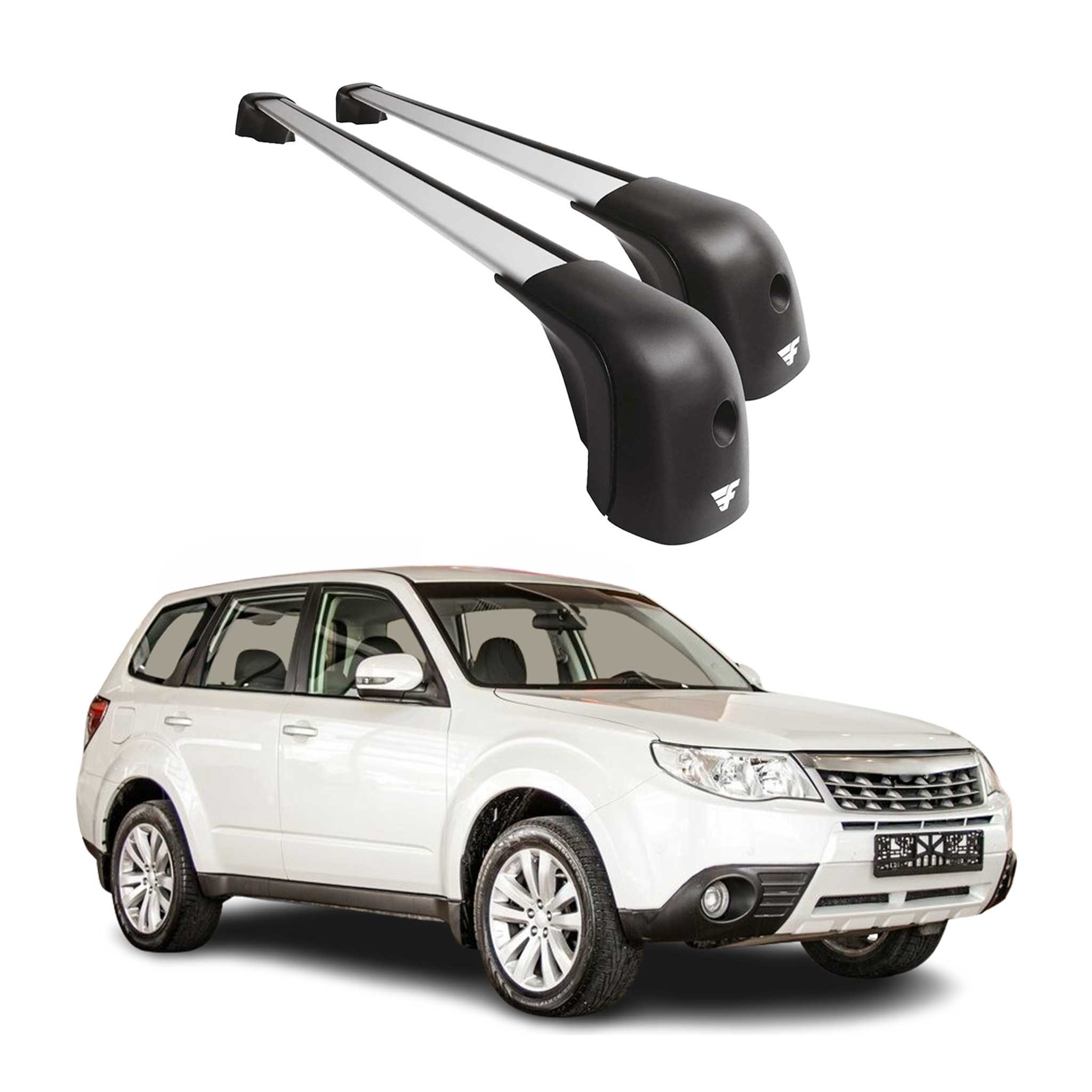 2009-2019 Subaru Forester OE Style Roof Racks Cross Bars Silver