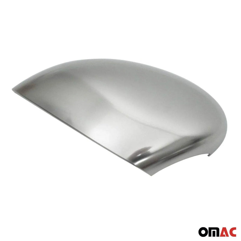 Side Mirror Cover Caps Fits Ford Fiesta / B-Max 2011-2019 Matt Steel 2 Pcs - OMAC USA