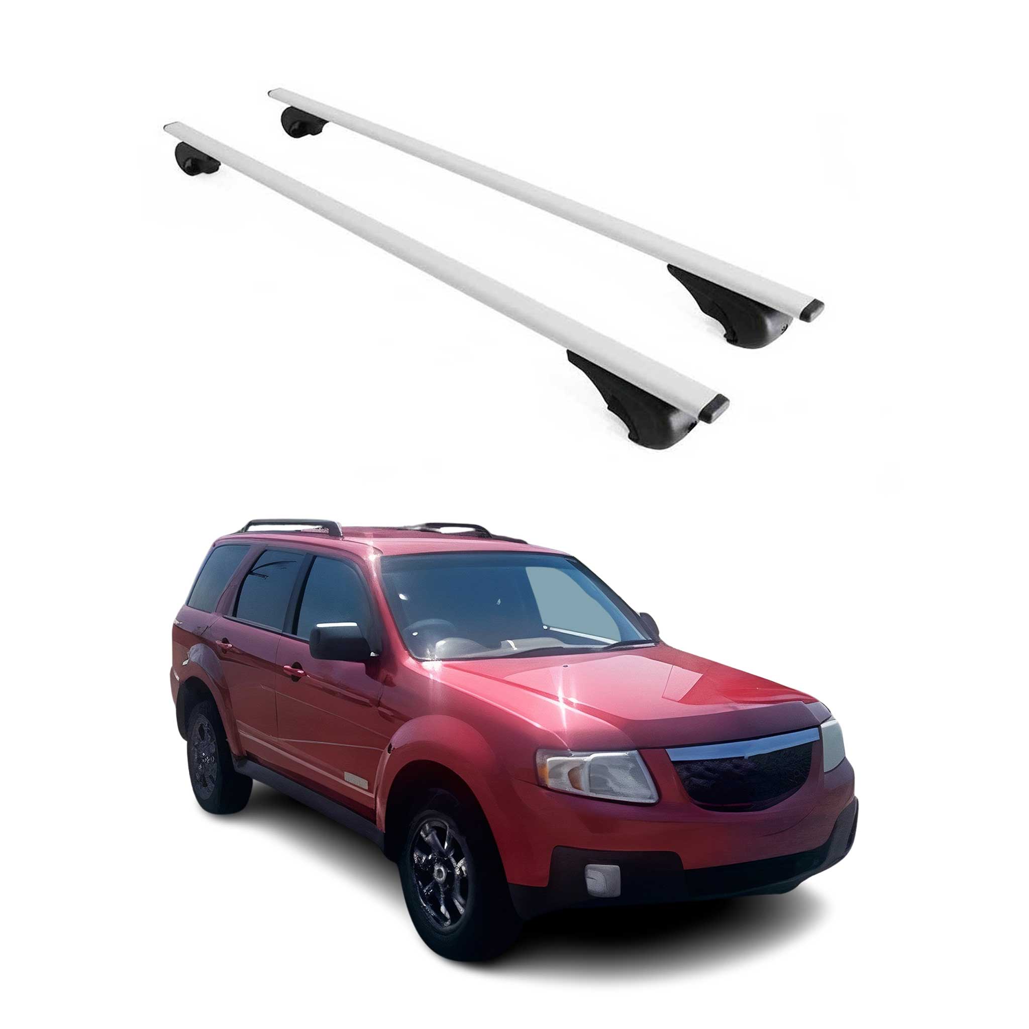 2008-2011 Mazda Tribute Roof Rack Cross Bars Luggage Carrier 2 Pcs