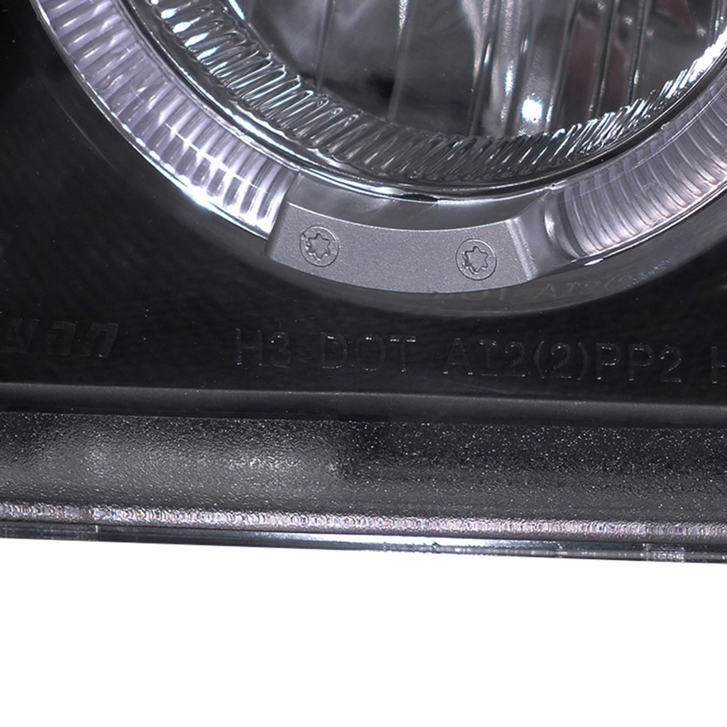 1992-1996 Ford F-150 F-250 F-350 Bronco Dual Halo Projector Headlights Black