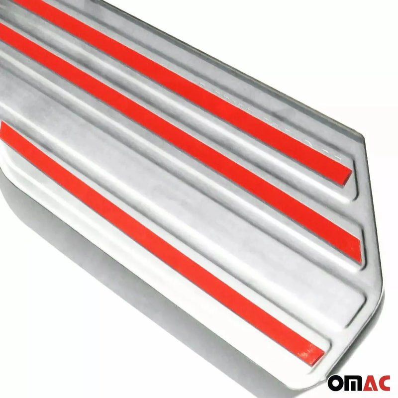 Door Sill Scuff Plate Scratch Protector for VW Amarok 2010-2020 Steel 4 Pcs - OMAC USA