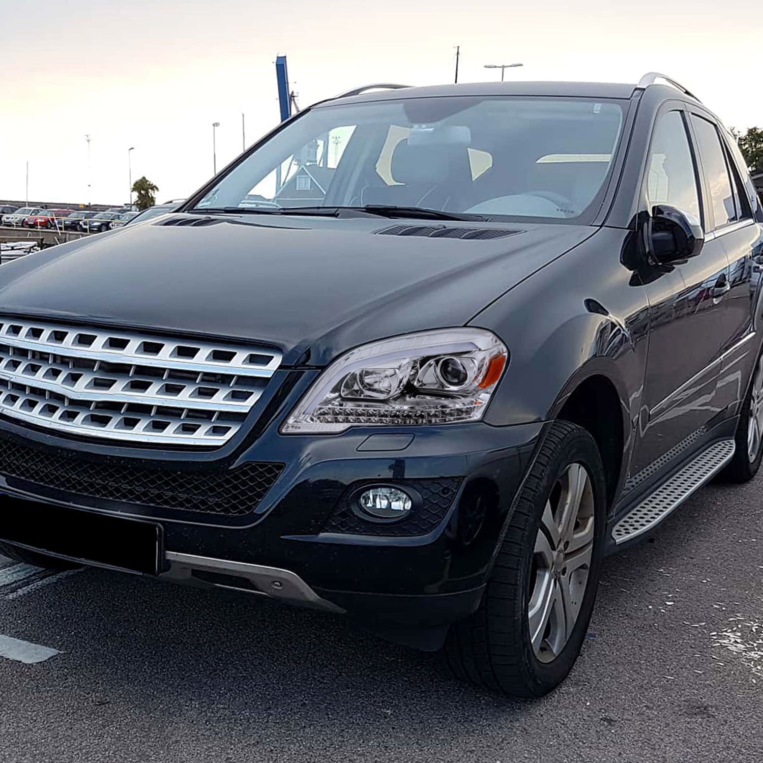 2009-2011 Mercedes Benz W164 ML-Class LED Sequetial Signal Headlights Chrome