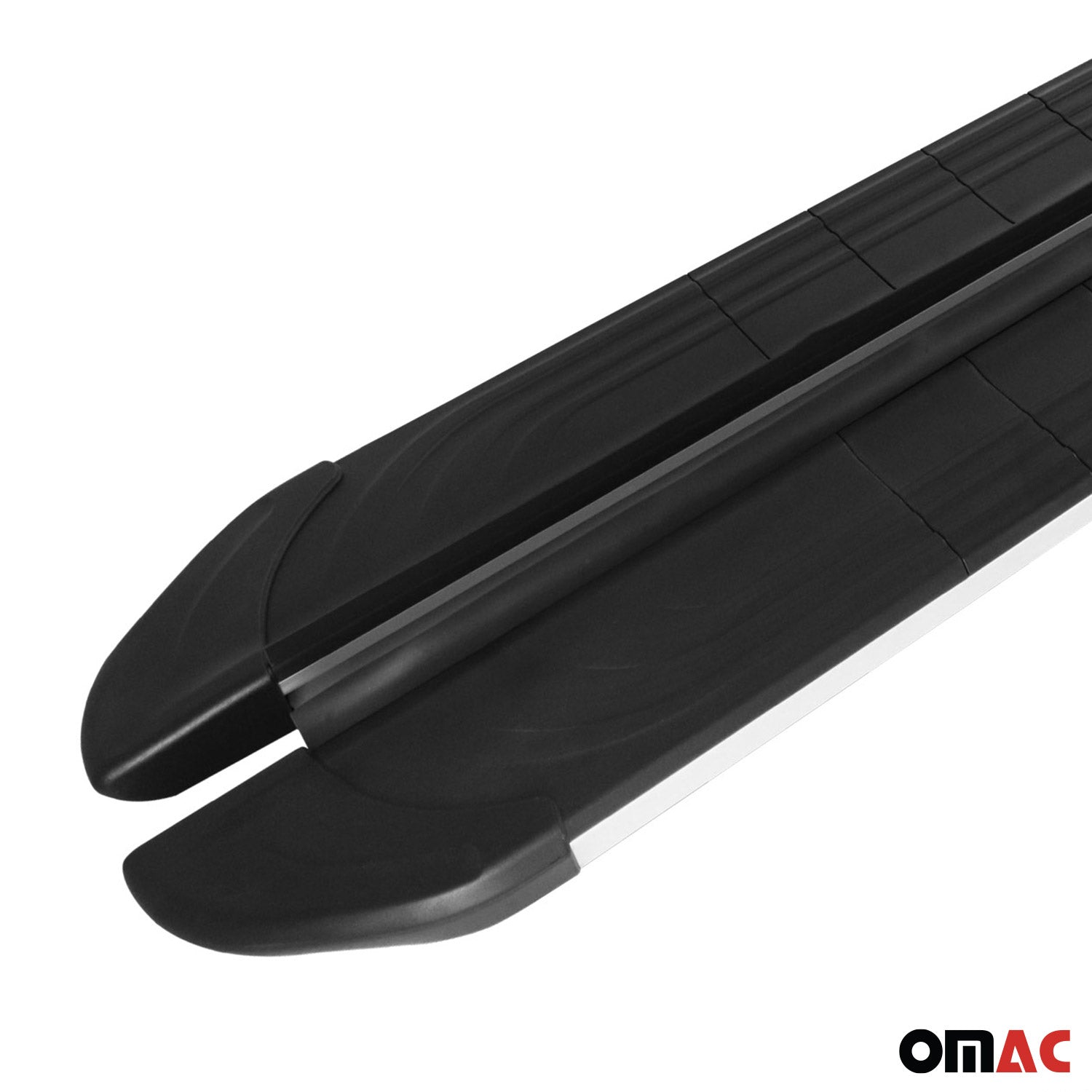 Side Step Nerf Bars Running Board for Volkswagen Tiguan 2018-2024 Black Gray 2x