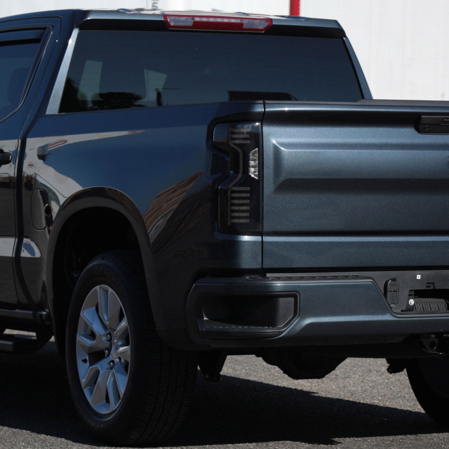 2019-2023 Chevy Silverado 1500/2500HD/3500HD LED Tail Lights Matt Black/Smoke