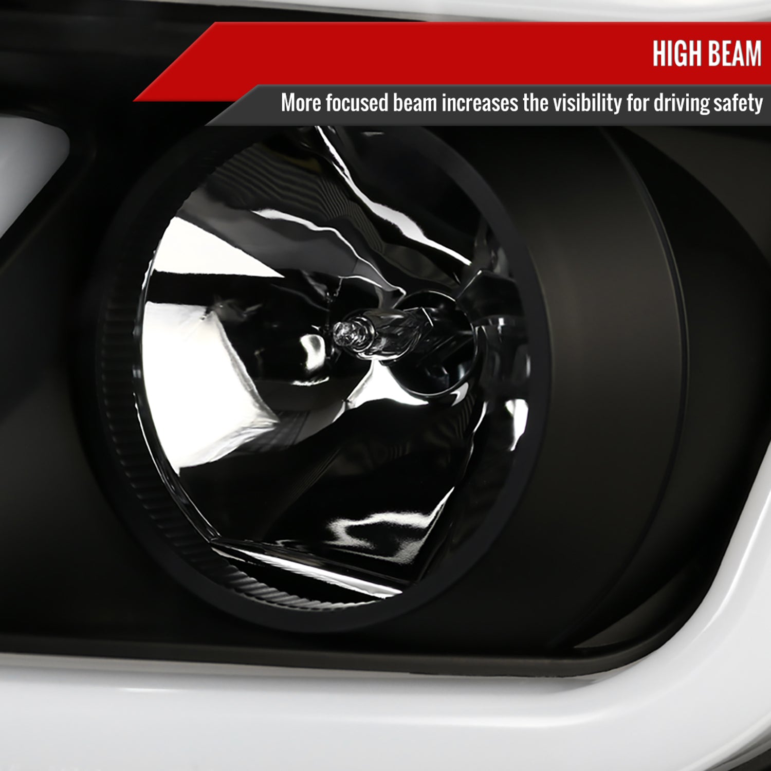 2015-2020 GMC Yukon/Yukon XL LED U-Bar Headlights LED Signal Lights Black