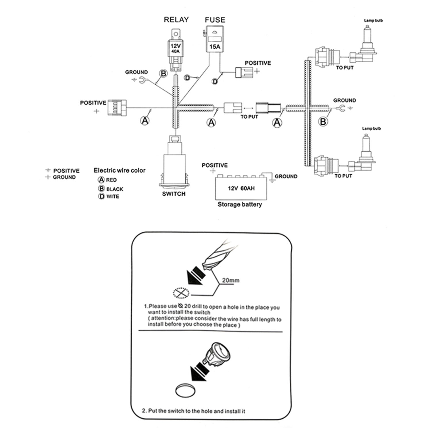 2012-2014 Ford Focus 6500K SMD LED Fog Lights Kit Chrome Housing/Clear Lens