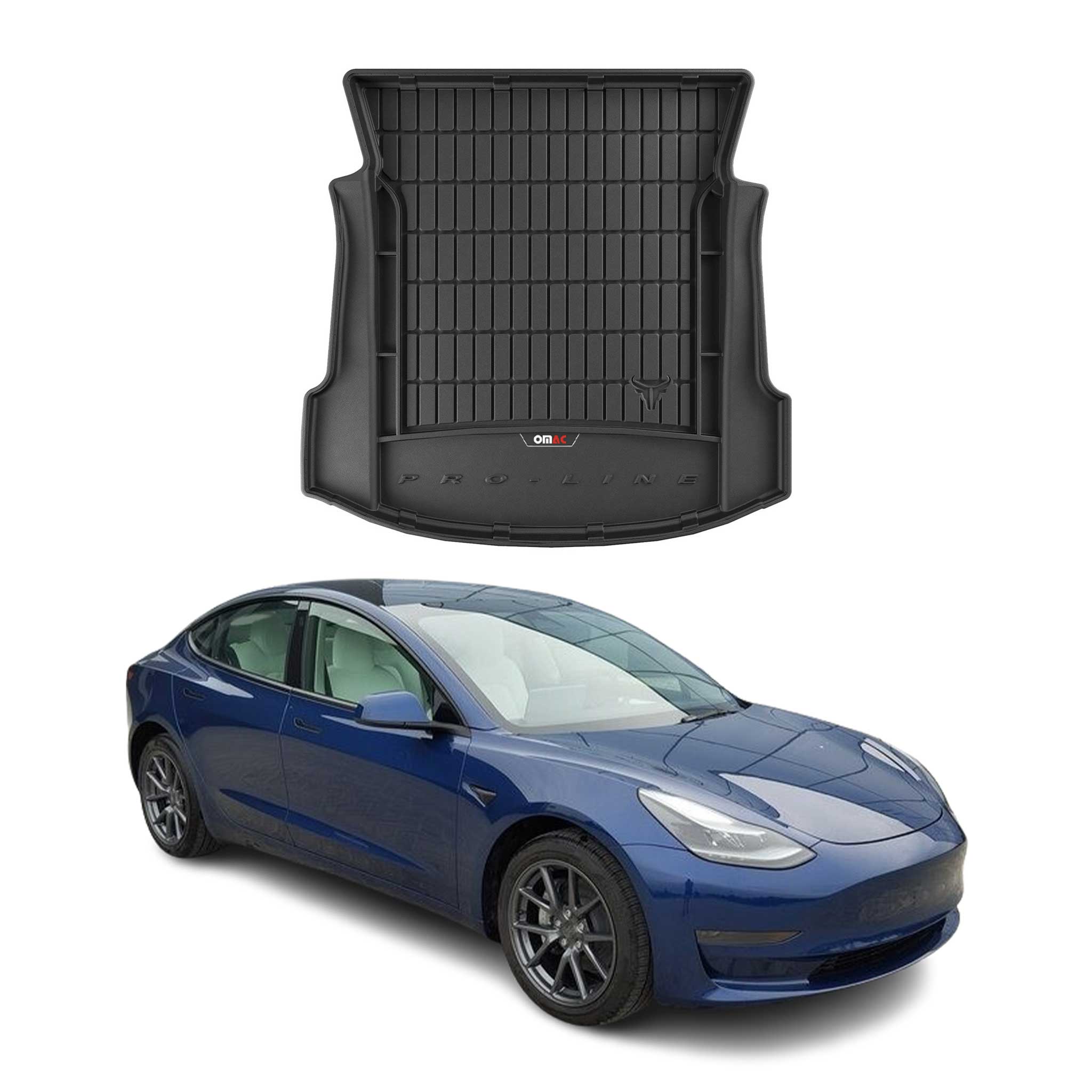 2017-2025 Tesla Model 3 Premium Cargo Liner Trunk Mat All Weather Heavy Duty