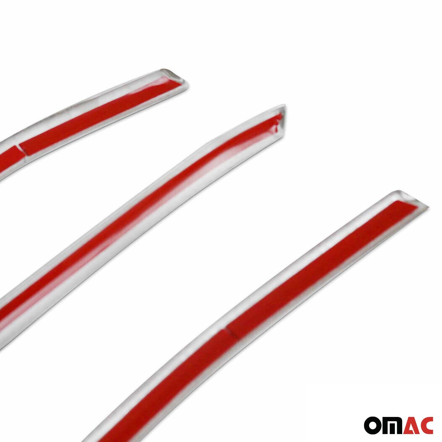 2021-2026 Ford Transit Front Bumper Grill Trim Molding Stainless Steel Silver 4 Pcs