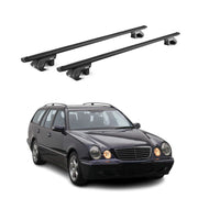 Roof Rack Luggage Carrier for Mercedes E Class S210 Wagon 1996-2002 Alu Black 2x