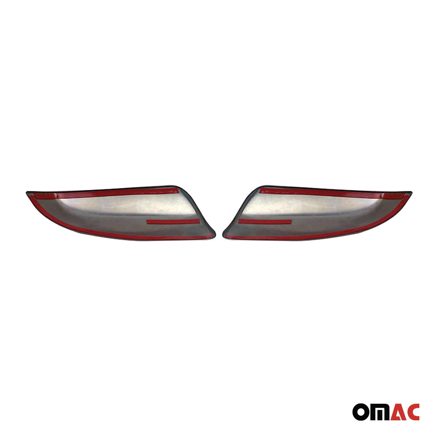 2011-2015 Kia Sorento Side Mirror Cover Caps Stainless Steel Silver 2 Pcs