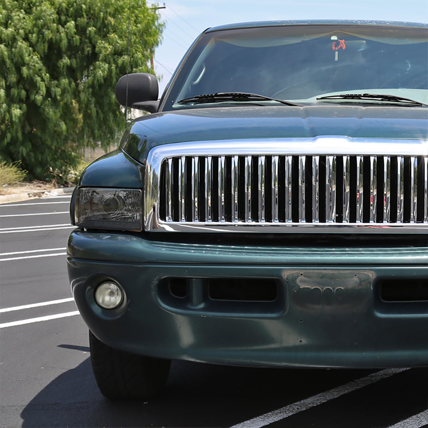 1994-2001 Dodge RAM 1500 2500 3500 Projector Headlights SMD LED Light Chrome