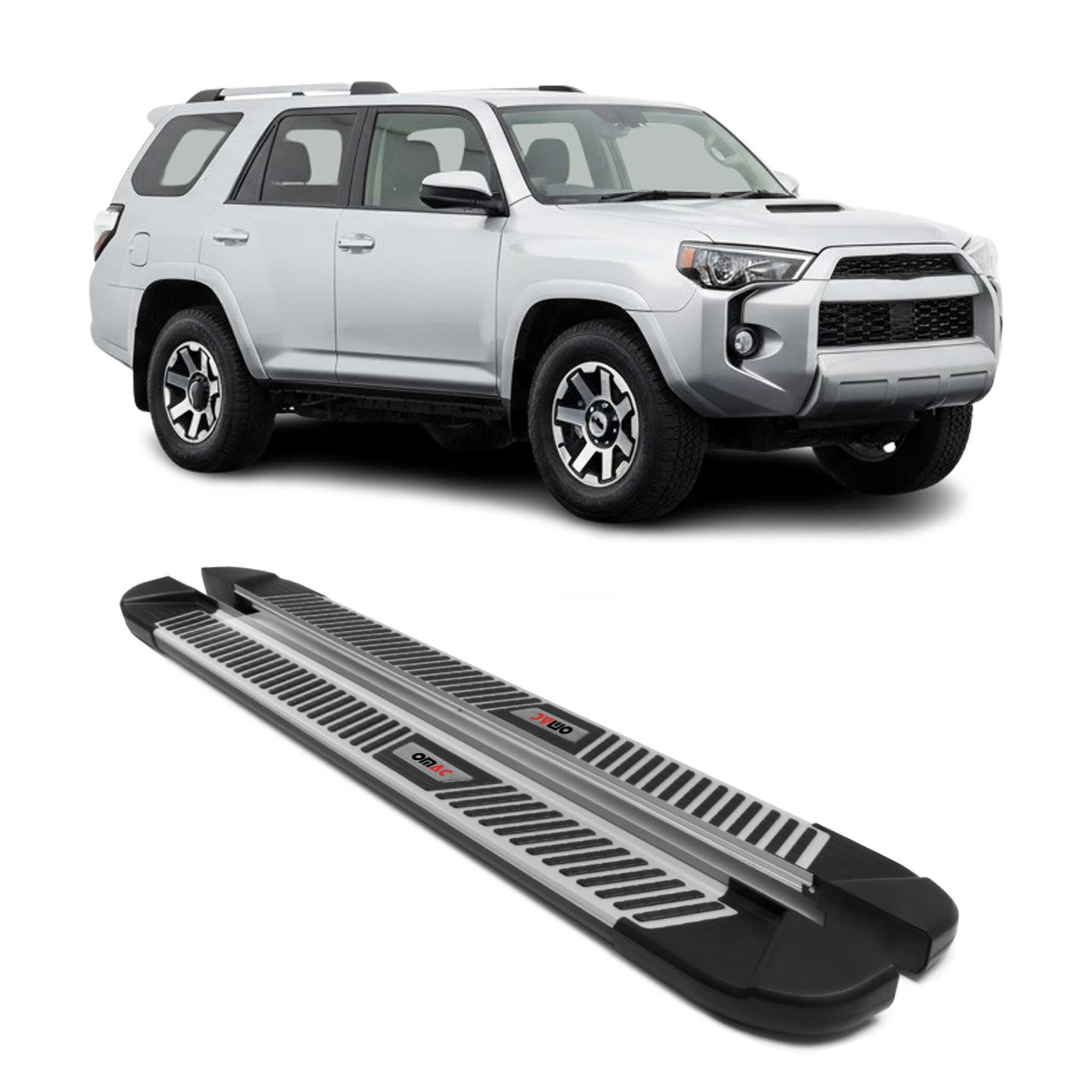 2010-2024 Toyota 4Runner Nerf Bar Side Step Running Boards Alu 2x