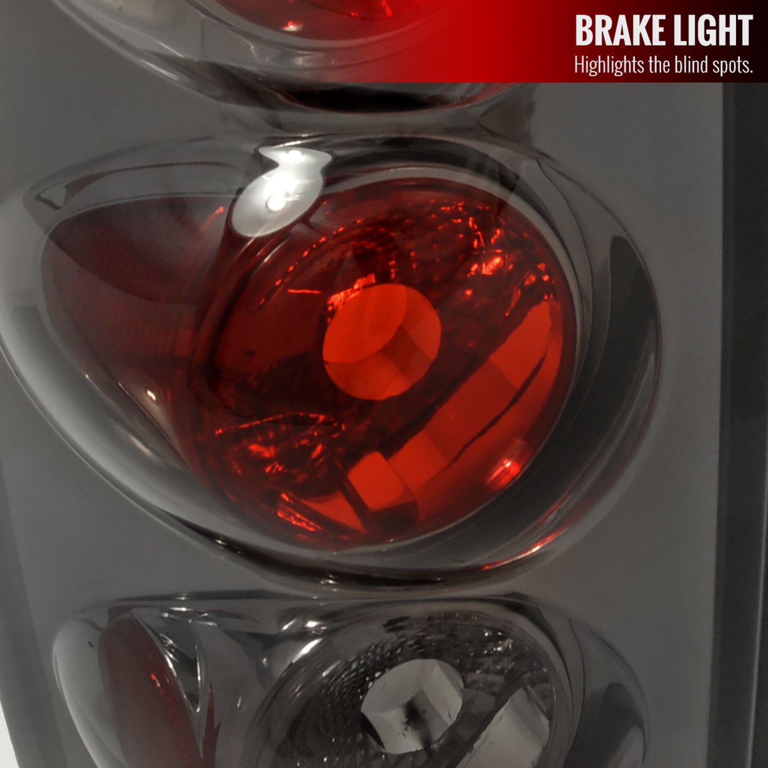 2002-2006 Dodge RAM Tail Lights Chrome Housing/Smoke Lens