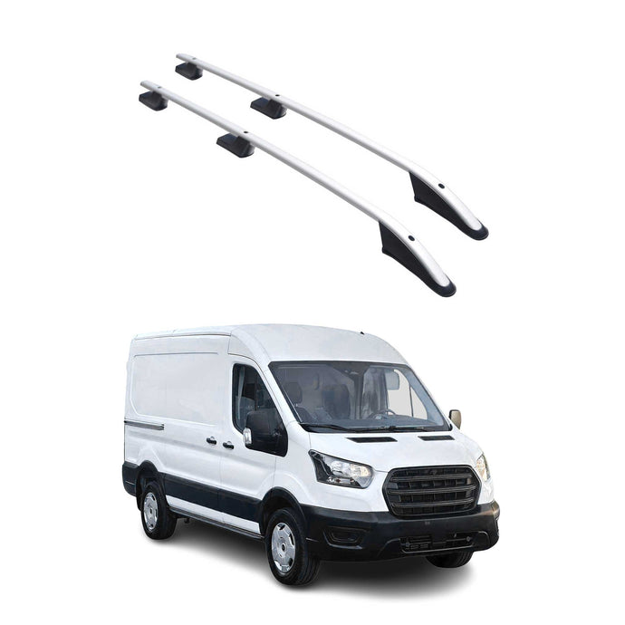 2015-2026 Ford Transit L1 SWB Roof Rack Rails Side Rails Silver – OMAC USA