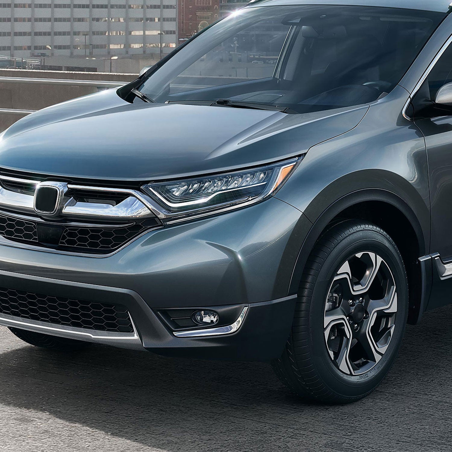 2017-2018 Honda CR-V H8 Fog Lights w/ Switch & Wiring Harness Chrome/Clear