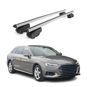 2017-2023 Audi A4 Wagon Roof Rack Cross Bars Silver