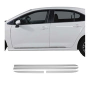 2019-2025 Toyota Corolla Sedan Side Door Molding Trim Stainless Steel