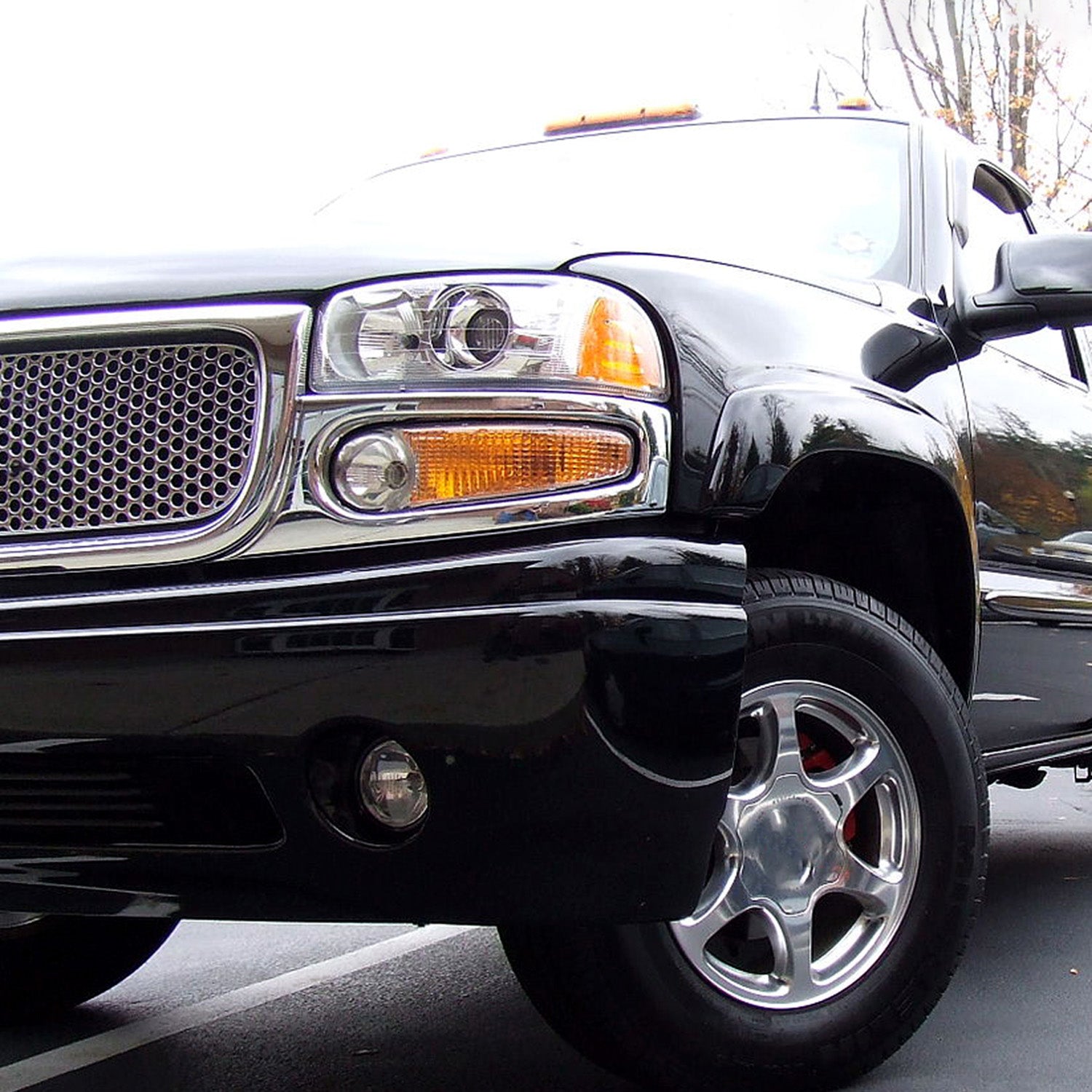 1999-2006 GMC Sierra/ 00-2006 Yukon XL Denali Turn Signal Bumper Lights Chrome