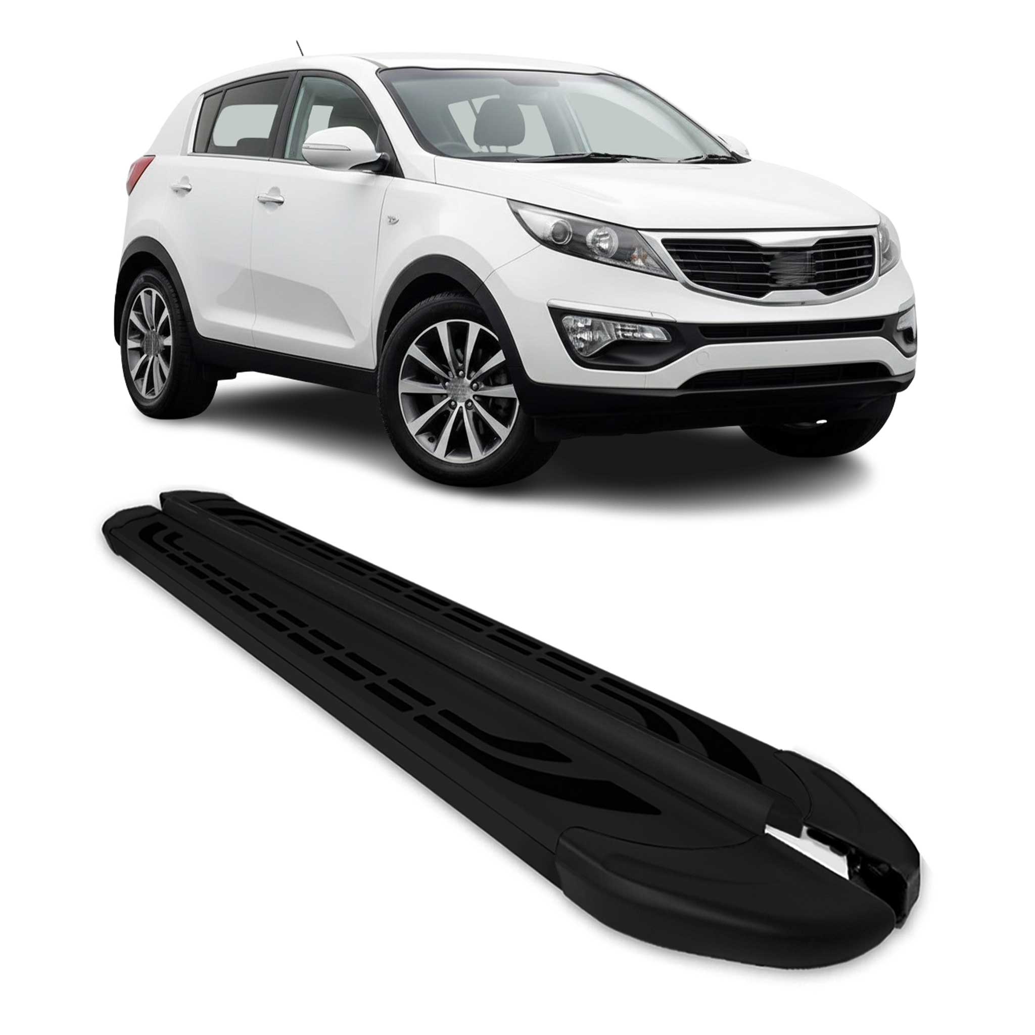 2010-2015 Hyundai Tucson Running Boards Side Steps Black