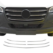 2019-2026 Mercedes Sprinter W907 910 Front Bumper Grill Trim Brushed Stainless Steel