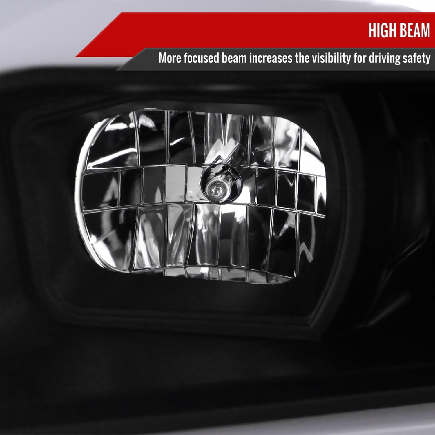 2019-2024 Dodge RAM 2500/3500/4500/5500 LED Tube Projector Headlights Black