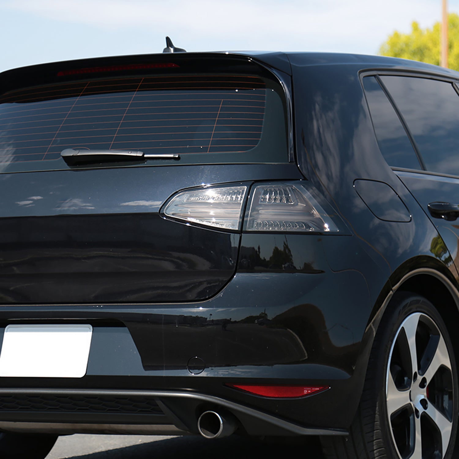 2015-2017 VW Golf/GTI LED Tail Lights Chrome Housing/Smoke Lens