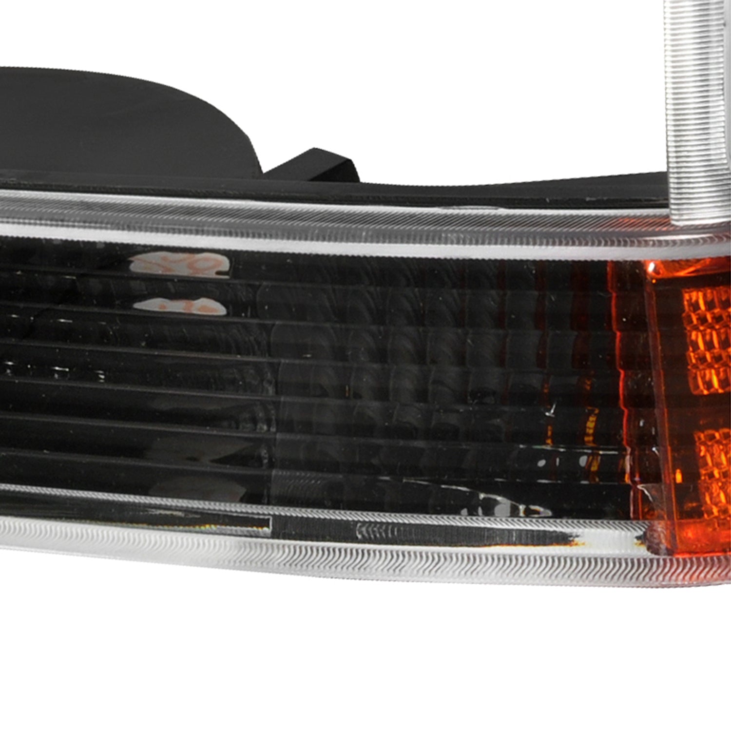 1999-2004 Ford F-250/350/450/550/Excursion Corner Lights Matt Black/Clear
