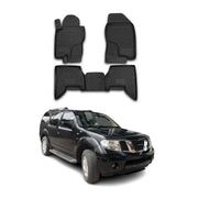 2010-2012 Nissan Pathfinder Floor Mats Liners Full Set All Weather Black