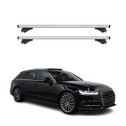 2012-2018 Audi A6 Allroad Roof Rack Cross Bars Silver