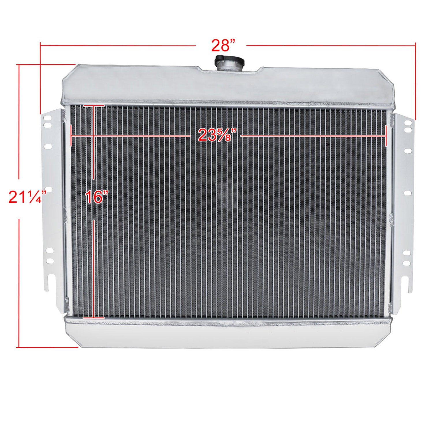 1963-1968 Chevy Impala / Bel Air/ Chevelle 3Row Radiator w Dual Fan Shroud