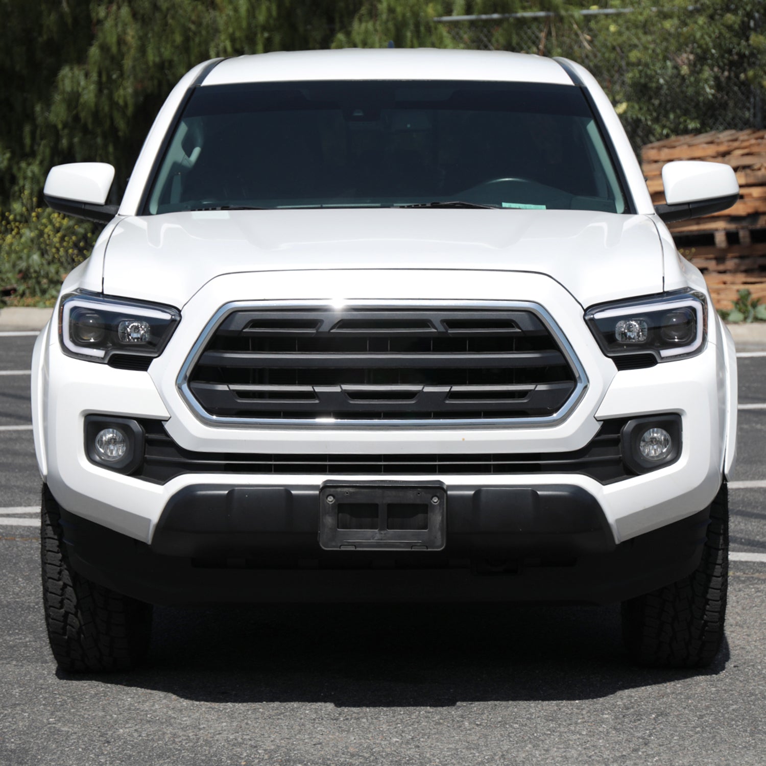 2016-2023 Toyota Tacoma Switchback LED C-Bar Projector Headlights Matt Black