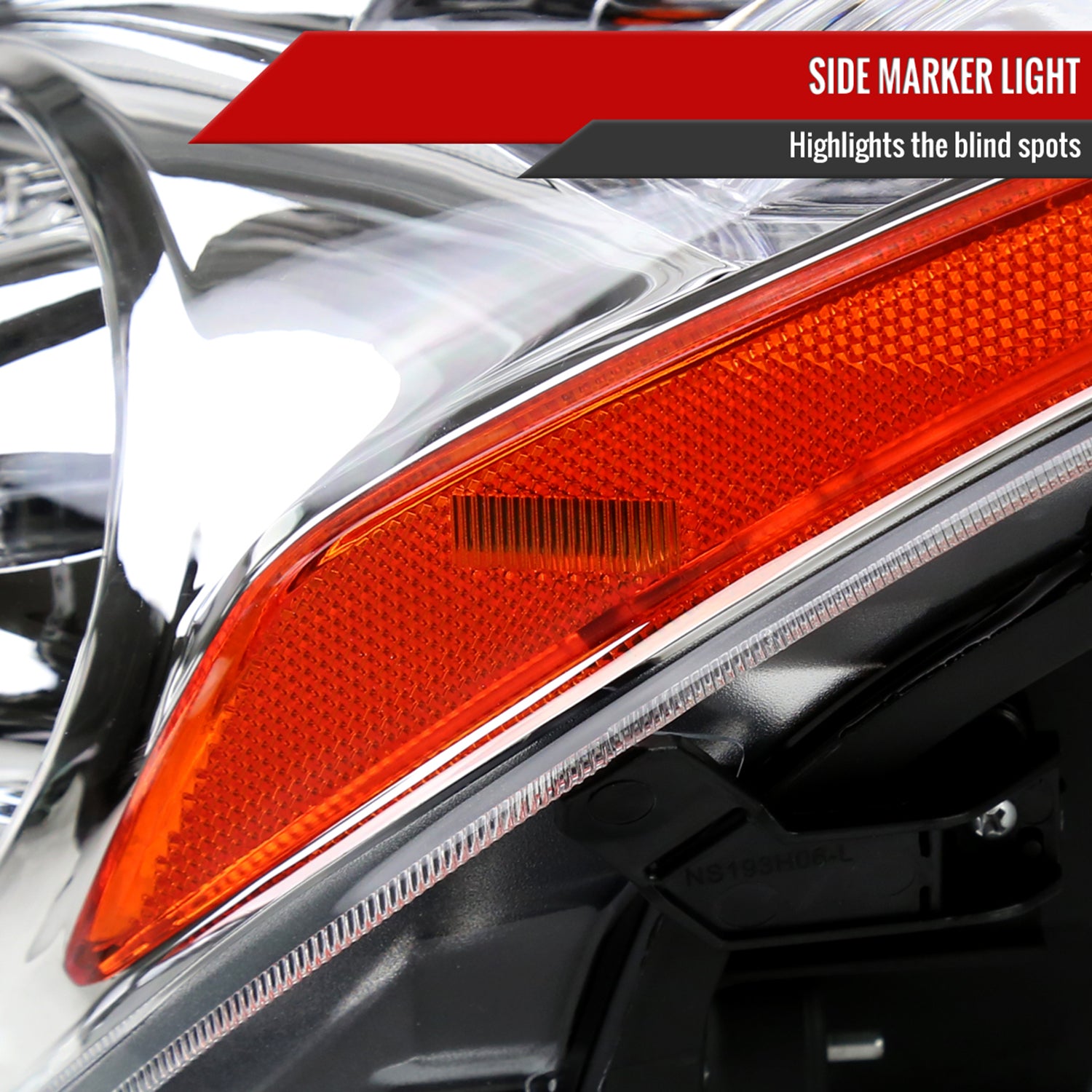 2008-2013 Infiniti G37/2014-2015 Q60 Factory Style Projector Headlights Chrome