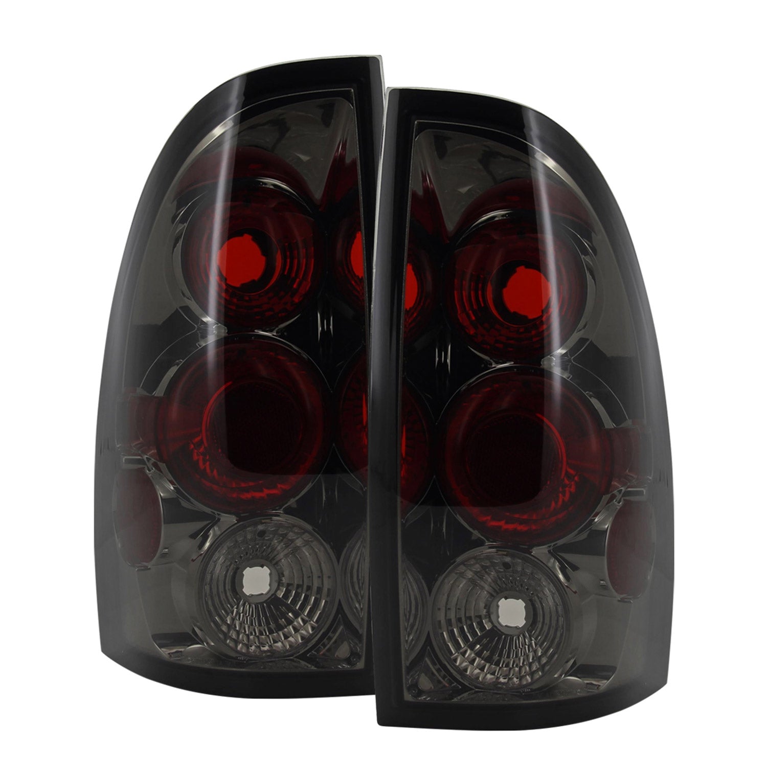 2005-2008 Toyota Tacoma Tail Lights Chrome Housing/Smoke Lens