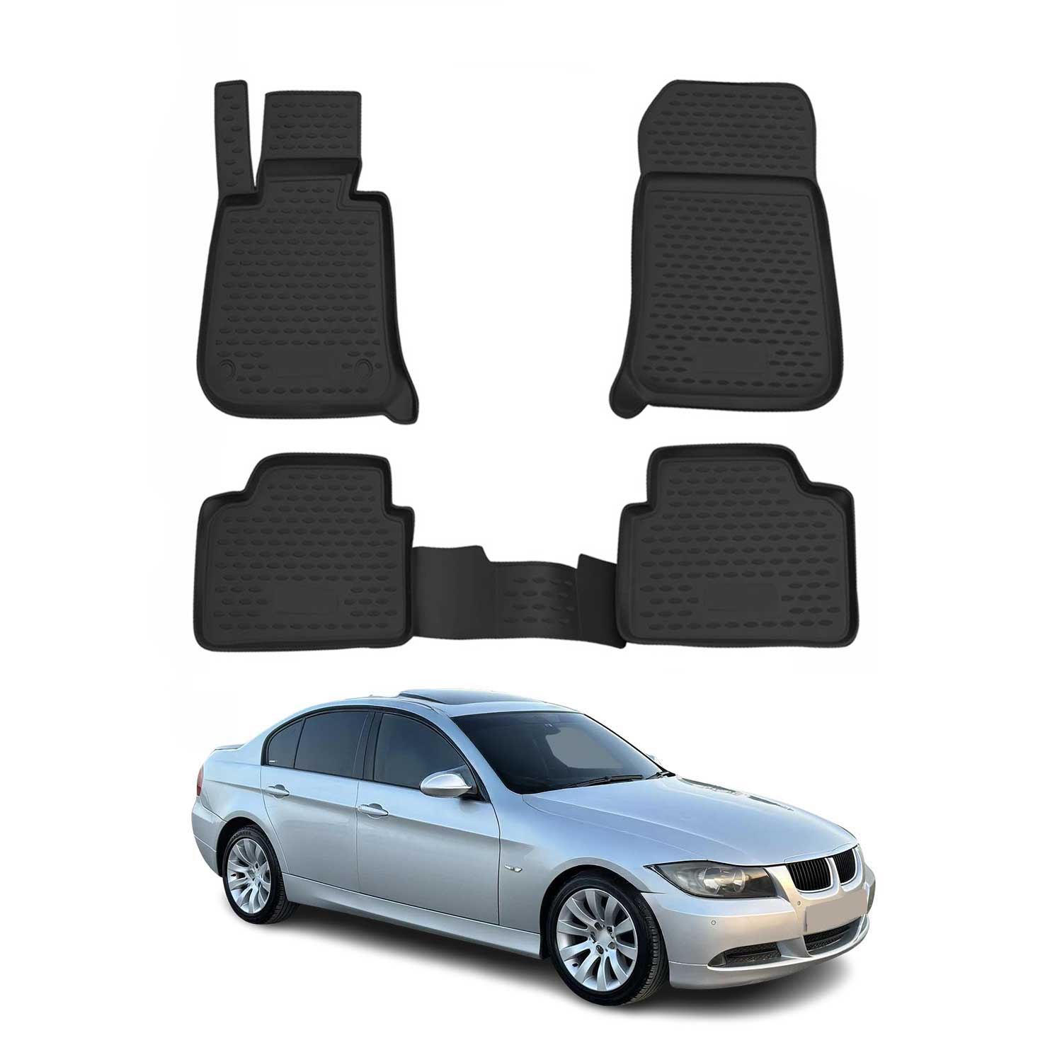 2006-2011 BMW 3 Series E90 E91 E92 Floor Mats Liners Full Set All Weather