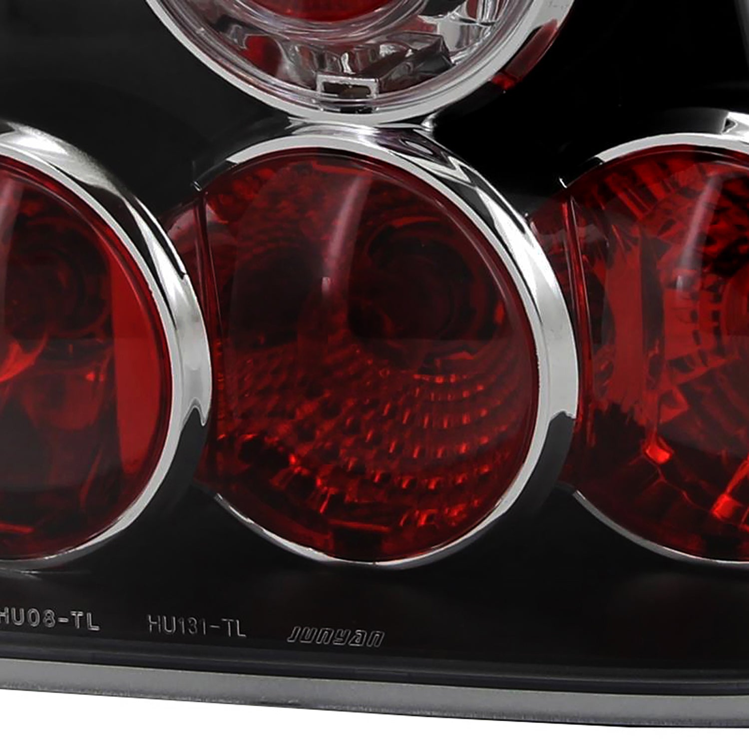 1993-1998 VW Golf Mk3 Tail Lights Matte Black Housing/Clear Lens