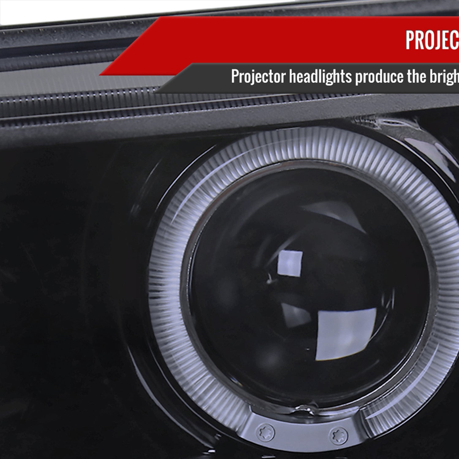 2006-2011 Honda Civic Sedan Dual Halo Projector Headlights Glossy Black/Smoke