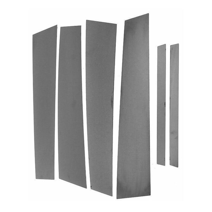 Window B Pillar Posts Door Trim Cover for Buick Encore 2013-2022 Steel Dark 6x