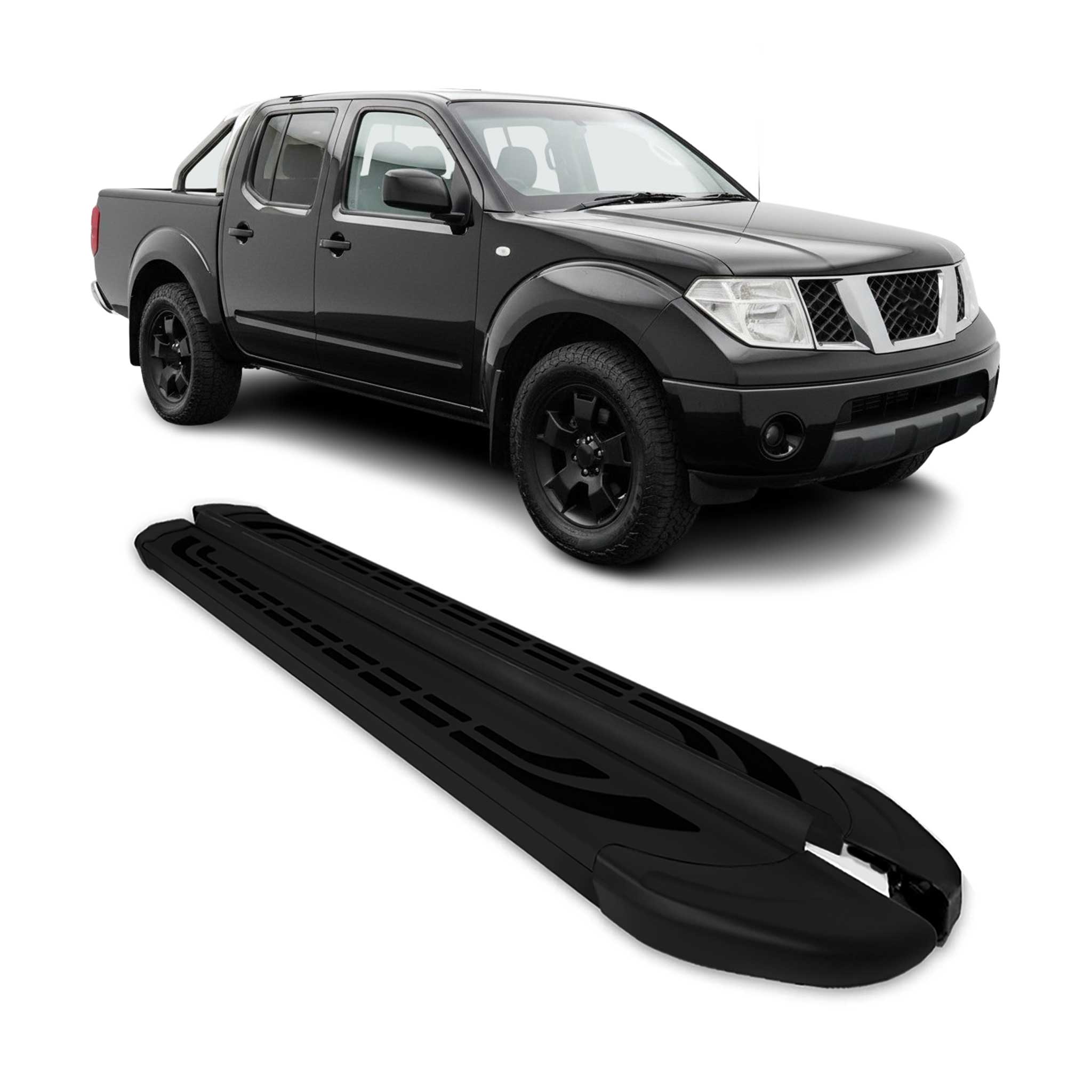 2005-2021 Nissan Frontier Running Boards Side Steps Black