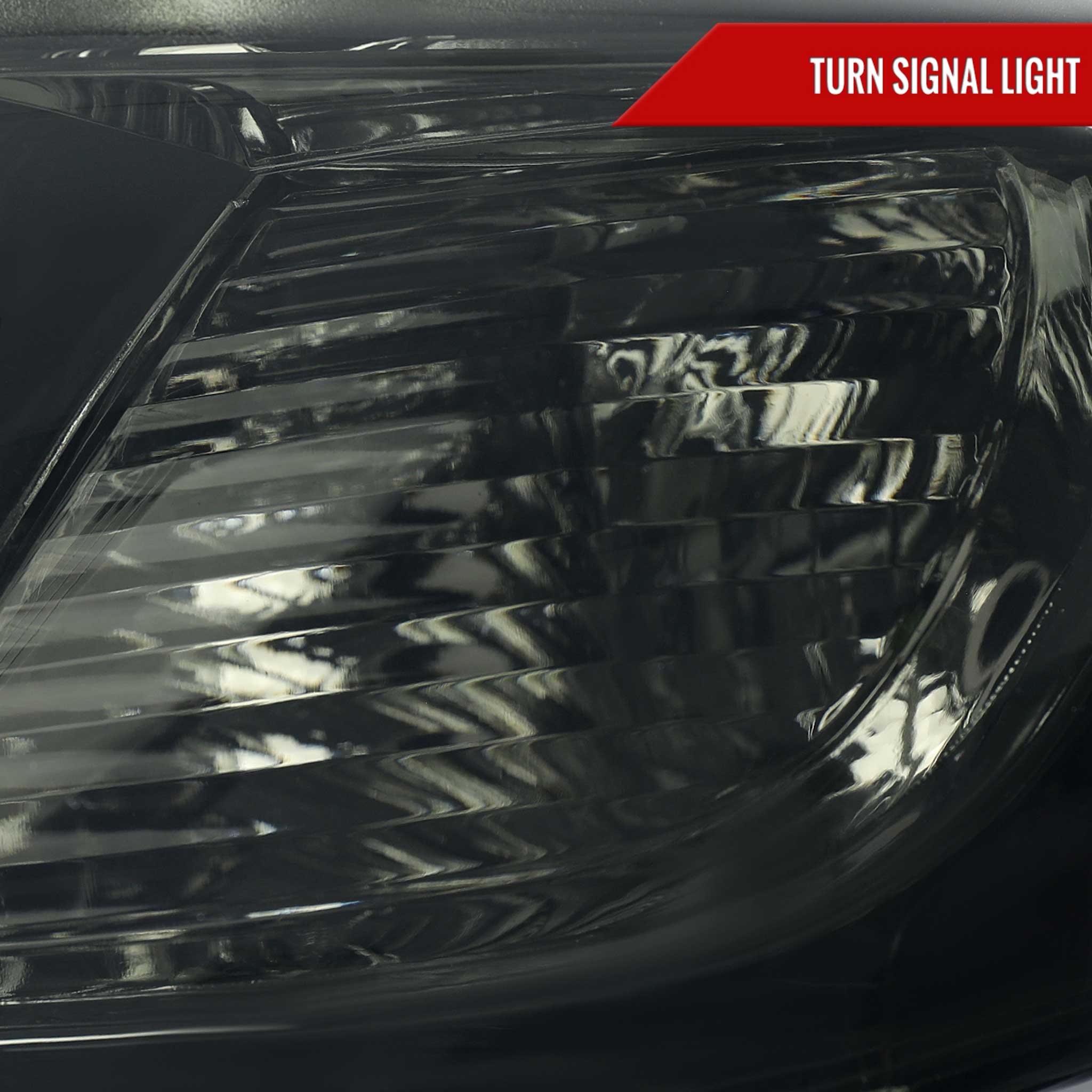 For Toyota Highlander 2008-2010 Factory Halogen Replacement Headlights Chrome Housing Smoked Lens