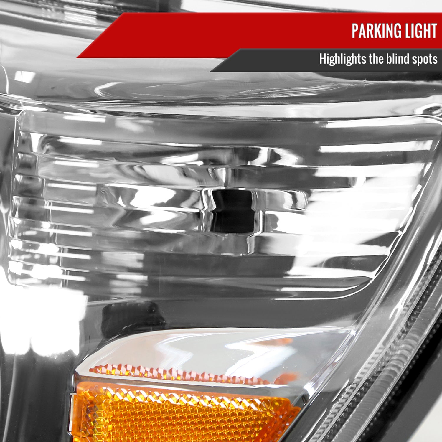 2012-2015 Toyota Tacoma Factory Style Headlights Chrome Housing/Clear Lens